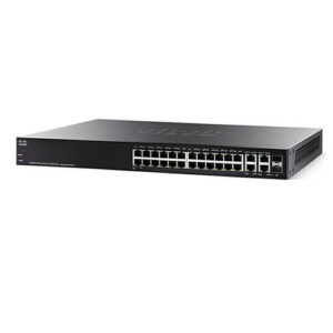 SF300-24 (SRW224G4-K9) | Switch Cisco SMB 300 24 Port 10/100, 2 Port 10/100/1000, 2 Port Combo Mini GBIC
