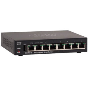 SG250-08-K9-EU | Switch Cisco SMB 250 8 Port 10/100/1000 (Port 8 PoE+)