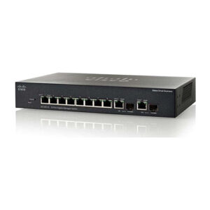 SG300-10 (SRW2008-K9) | Switch Cisco SMB 300 8 Port 10/100/1000, 2 Port Combo Mini GBIC