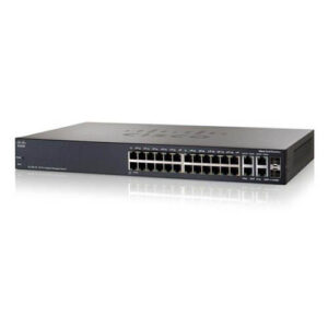 SG300-28SFP (SG300-28SFP-K9) | Switch Cisco SMB 300 26 Port 10/100/1000 SFP, 2 Port Combo Mini GBIC