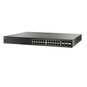 SG500X-24-K9 | Switch Cisco SMB 500 24 Port 10/100/1000, 2 Port 10G SFP+ Uplink, 2 Port 10G Stacking