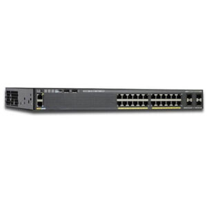 WS-C2960X-24PD-L | Switch Cisco 2960X 24 Port 10/100/1000 PoE+ 370W, 2 Port 10G SFP+ Uplink, LAN Base
